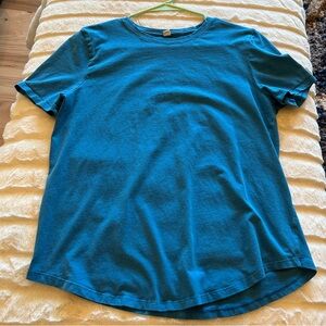 Lululemon Love Crew Short Sleeve T-Shirt in Heathered Poolside